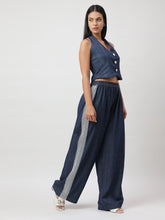 Denim Straight - Leg Co - ord - THE STYIO DIVAAS