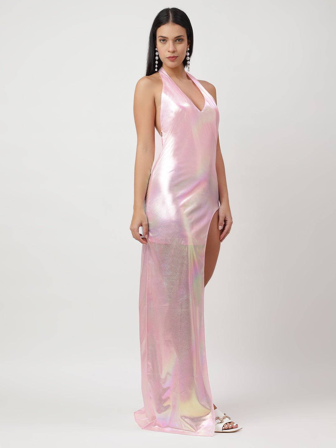 Styio Slit Long Dress - THE STYIO DIVAAS