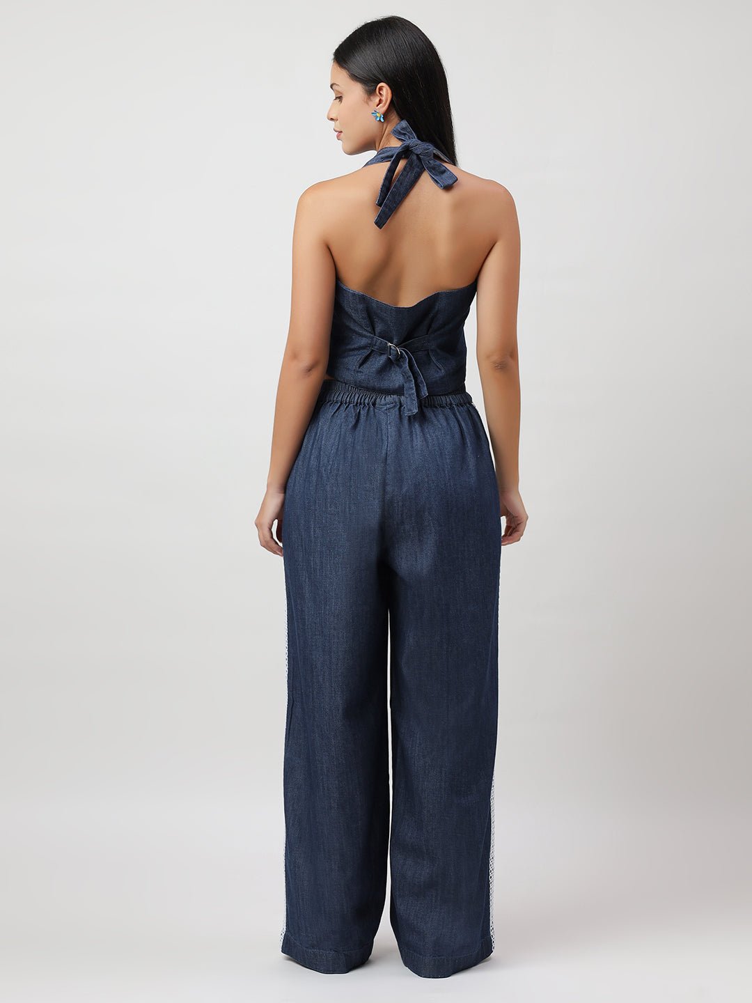 Denim Straight - Leg Co - ord - THE STYIO DIVAAS
